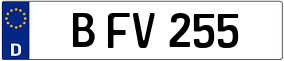 Truck License Plate